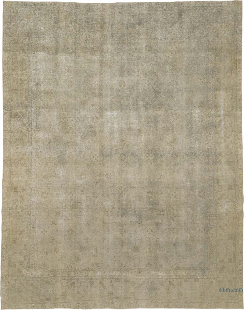 Vintage Turkish Hand-Knotted Rug - 9' 8" x 12' 4" (116" x 148") - K0087813