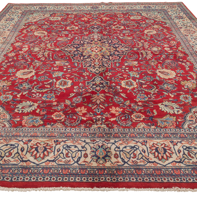 Vintage Turkish Hand-Knotted Rug - 7' 3" x 10' 3" (87" x 123") - K0087814
