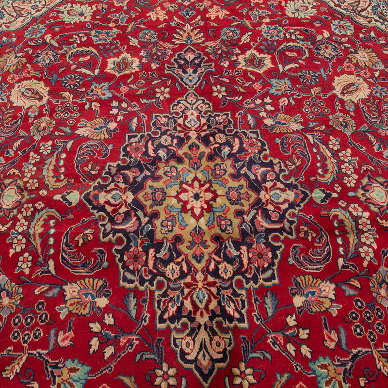 Vintage Turkish Hand-Knotted Rug - 7' 3" x 10' 3" (87" x 123") - K0087814