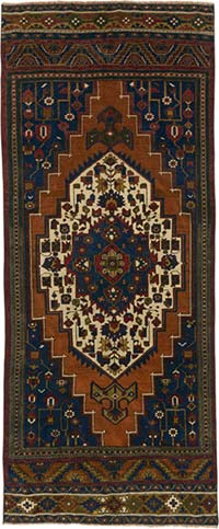 Vintage Turkish Hand-Knotted Rug - 4' 6" x 10' 8" (54" x 128")