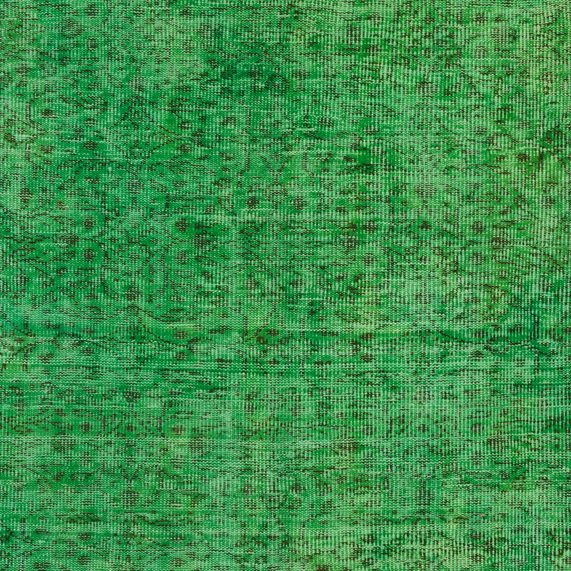 Over-dyed Vintage Hand-Knotted Turkish Rug - 5' 1" x 8' 9" (61" x 105") - K0087818