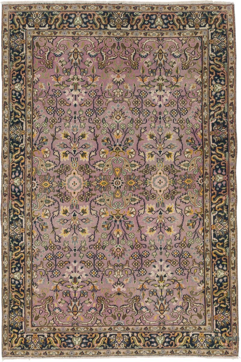 El Dokuma Vintage Halı - 120 cm x 180 cm - K0087819