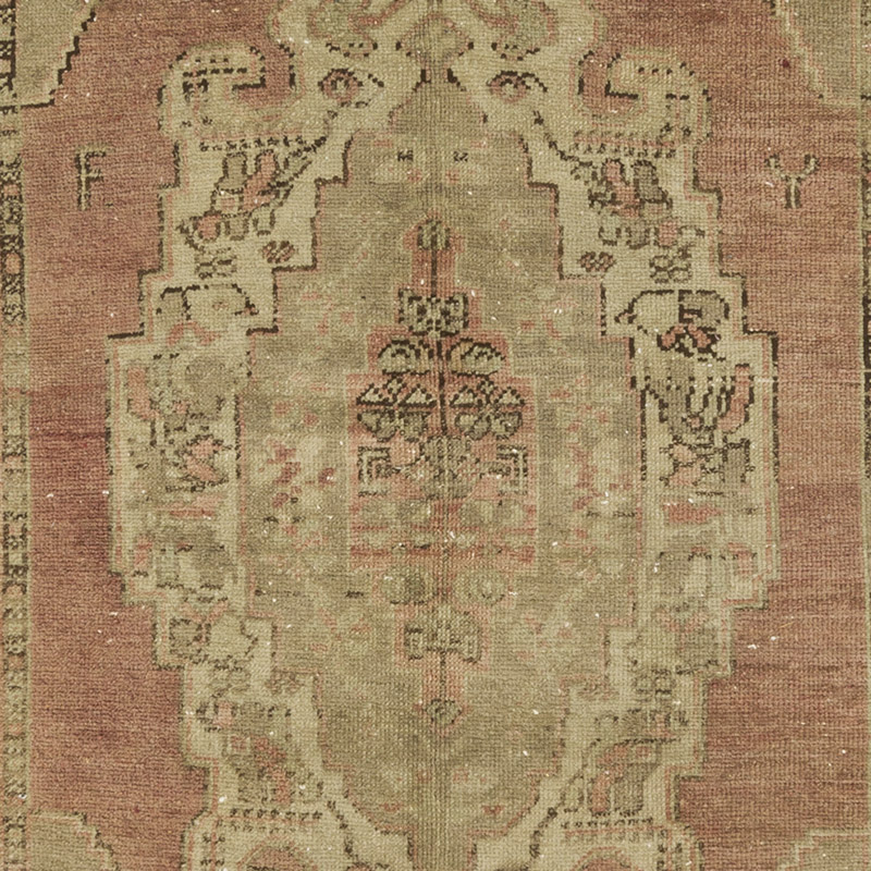Vintage Turkish Hand-Knotted Rug - 5' 1" x 9' 10" (61" x 118") - K0087820