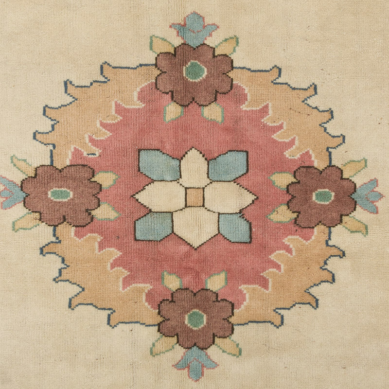 Vintage Turkish Hand-Knotted Rug - 5' 7" x 8' 1" (67" x 97") - K0087822