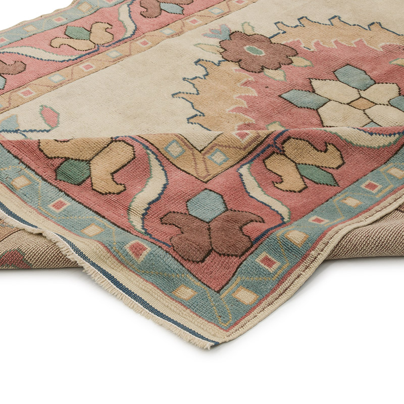 Vintage Turkish Hand-Knotted Rug - 5' 7" x 8' 1" (67" x 97") - K0087822