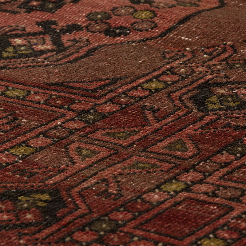 Vintage Afghan Hand-Knotted Rug - 6' 8" x 9' 9" (80" x 117") - K0087825