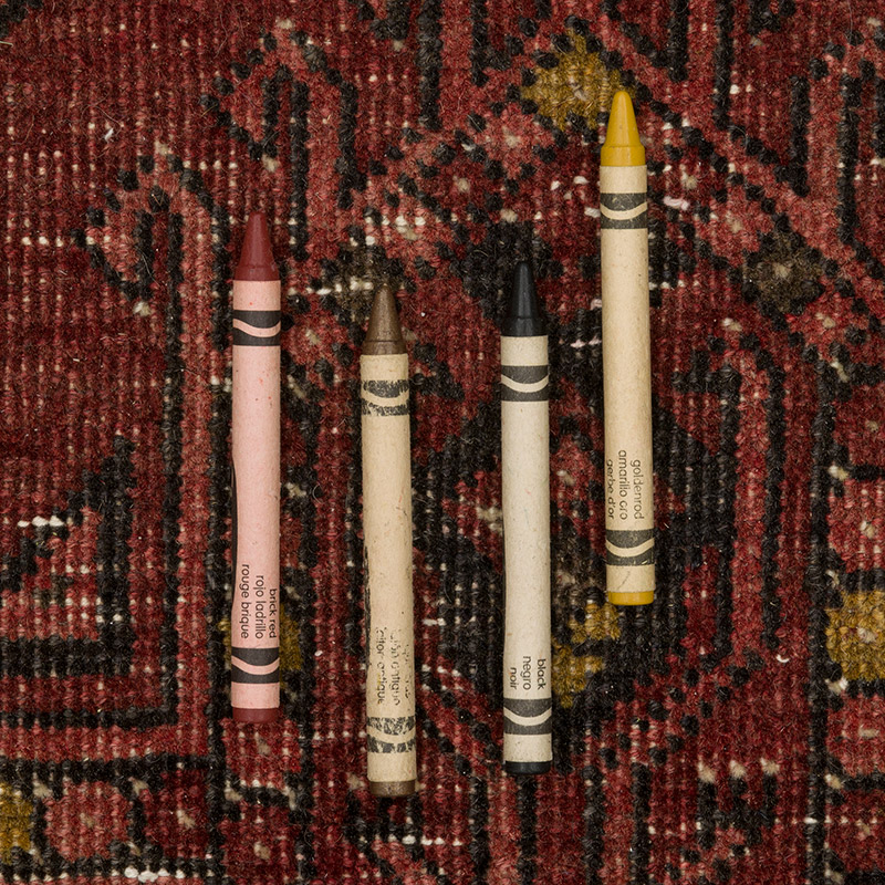 Vintage Afghan Hand-Knotted Rug - 6' 8" x 9' 9" (80" x 117") - K0087825