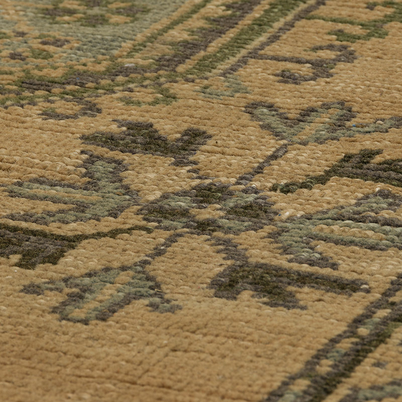 Vintage Turkish Hand-Knotted Rug - 4' 7" x 5' 5" (55" x 65") - K0087826