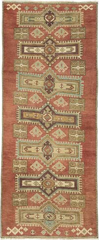 Vintage Anadolu Yolluk - 92 cm x 226 cm