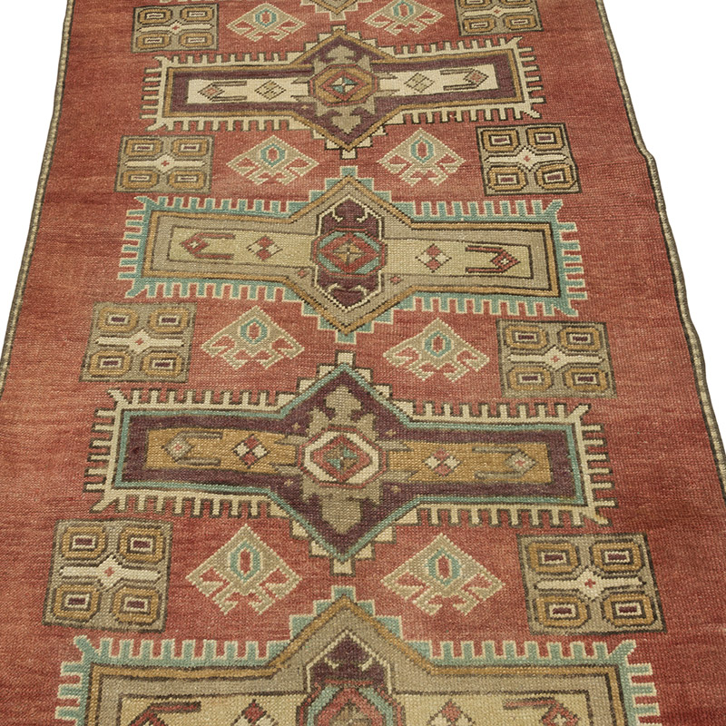 Vintage Anadolu Yolluk - 92 cm x 226 cm - K0087827