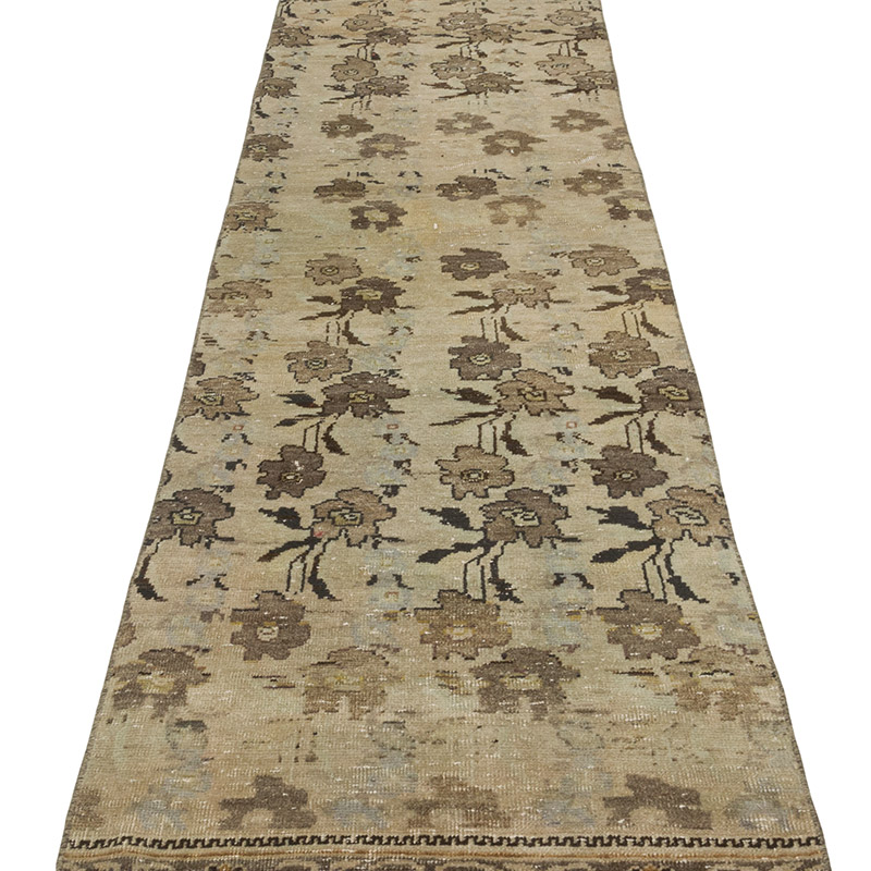 Vintage Turkish Hand-Knotted Runner - 2' 2" x 9' 5" (26" x 113") - K0087829