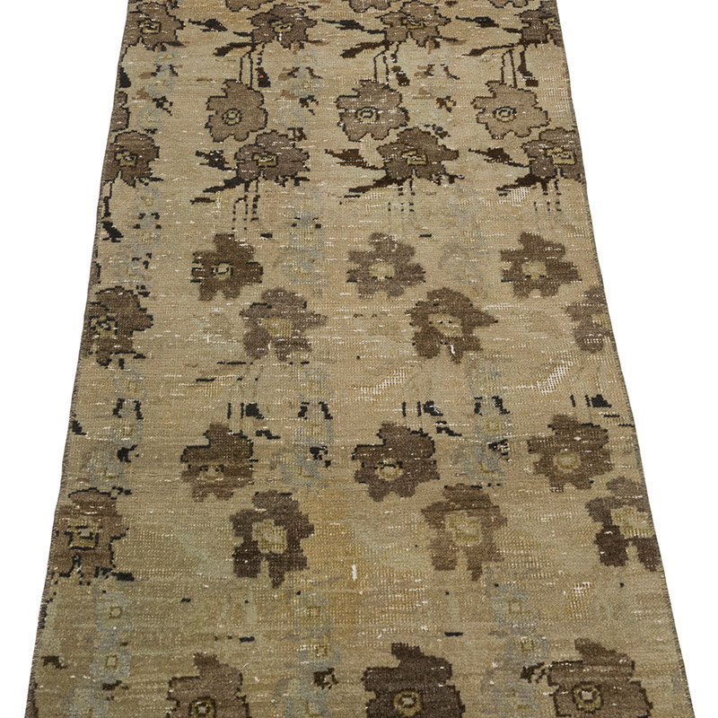Vintage Turkish Hand-Knotted Runner - 2' 2" x 9' 5" (26" x 113") - K0087829