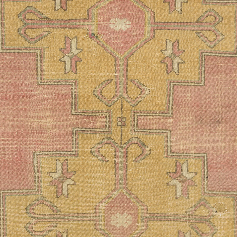 Vintage Turkish Hand-Knotted Rug - 3' 8" x 6' 6" (44" x 78") - K0087830