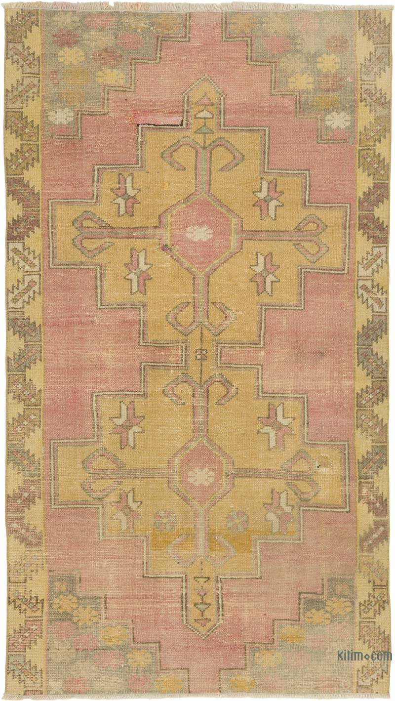 Vintage Turkish Hand-Knotted Rug - 3' 8" x 6' 6" (44" x 78") - K0087830