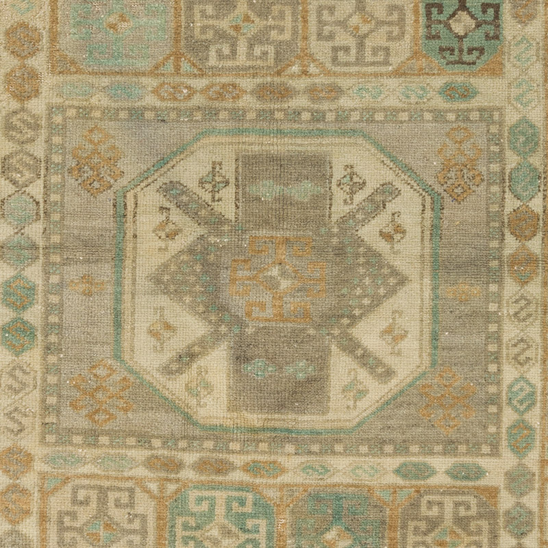 Vintage Turkish Hand-Knotted Rug - 4' 6" x 8' 3" (54" x 99") - K0087831