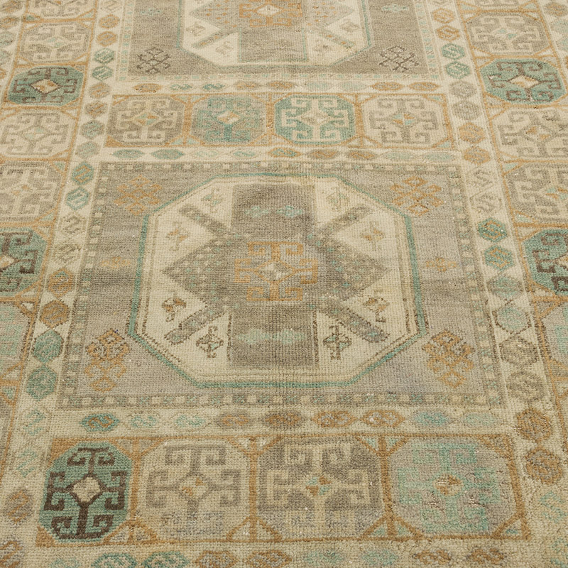 Vintage Turkish Hand-Knotted Rug - 4' 6" x 8' 3" (54" x 99") - K0087831