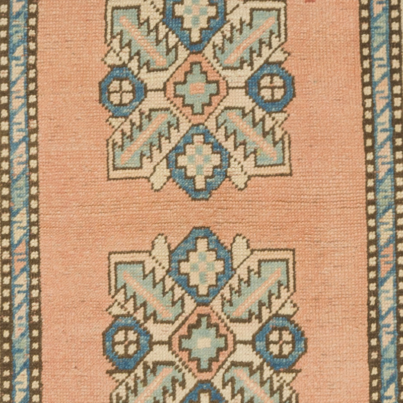 Vintage Turkish Hand-Knotted Rug - 2' 11" x 6' 2" (35" x 74") - K0087832