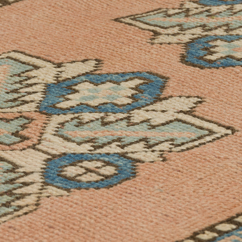 Vintage Turkish Hand-Knotted Rug - 2' 11" x 6' 2" (35" x 74") - K0087832