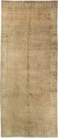Vintage Turkish Hand-Knotted Rug - 3' 10" x 8' 11" (46" x 107")