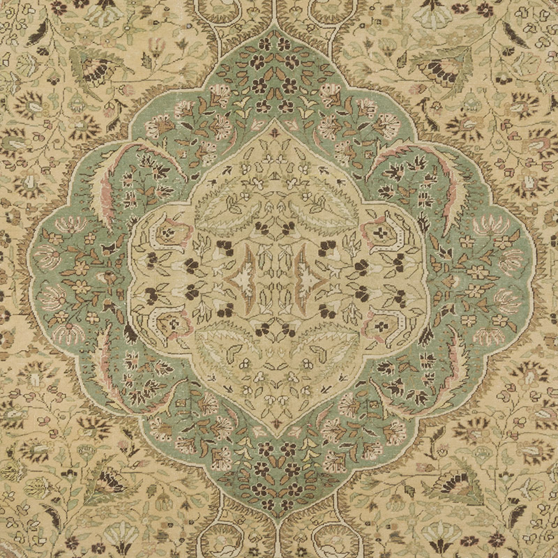 Vintage Turkish Hand-Knotted Rug - 6' 7" x 12' 10" (79" x 154") - K0087835