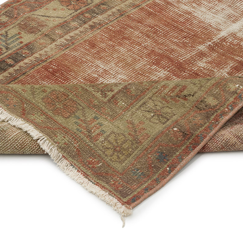 Vintage Turkish Hand-Knotted Rug - 2' 11" x 5' 3" (35" x 63") - K0087836