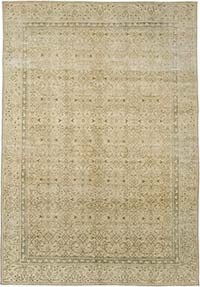 Vintage Turkish Hand-Knotted Rug - 4' 8" x 6' 8" (56" x 80")
