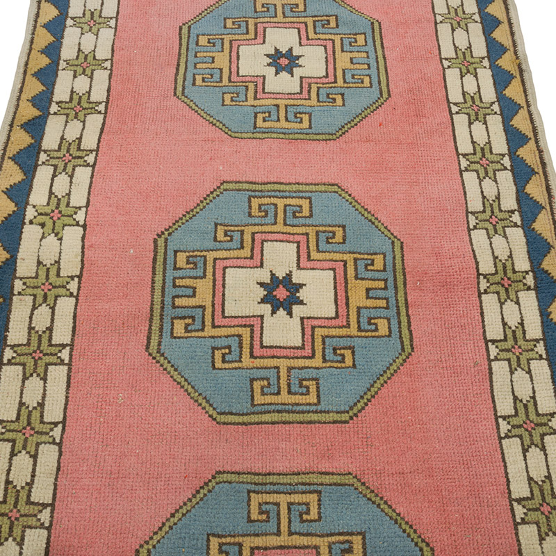 Vintage Turkish Hand-Knotted Rug - 3' 3" x 5' 10" (39" x 70") - K0087840