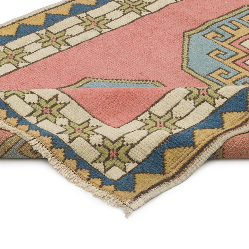 Vintage Turkish Hand-Knotted Rug - 3' 3" x 5' 10" (39" x 70") - K0087840