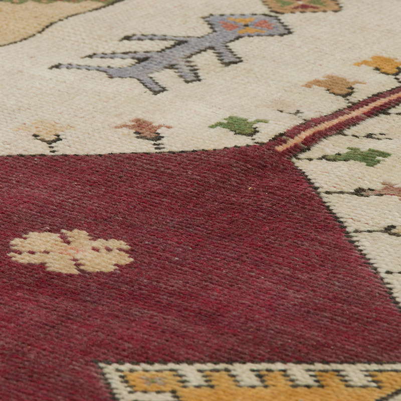 Vintage Turkish Hand-Knotted Rug - 3' 5" x 6' 3" (41" x 75") - K0087841