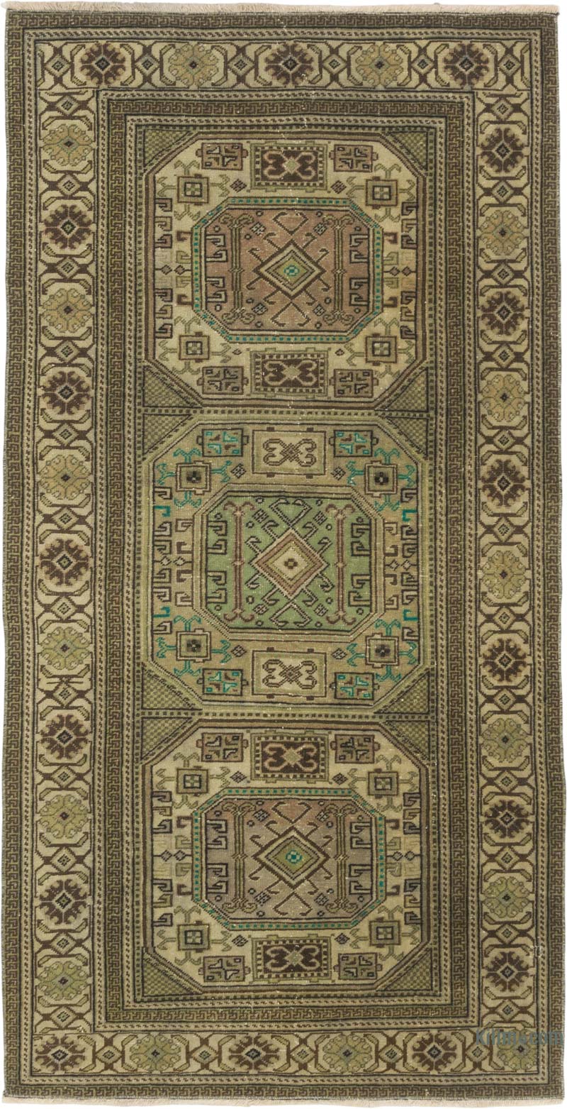Vintage Turkish Hand-Knotted Rug - 3' 1" x 5' 11" (37" x 71") - K0087842