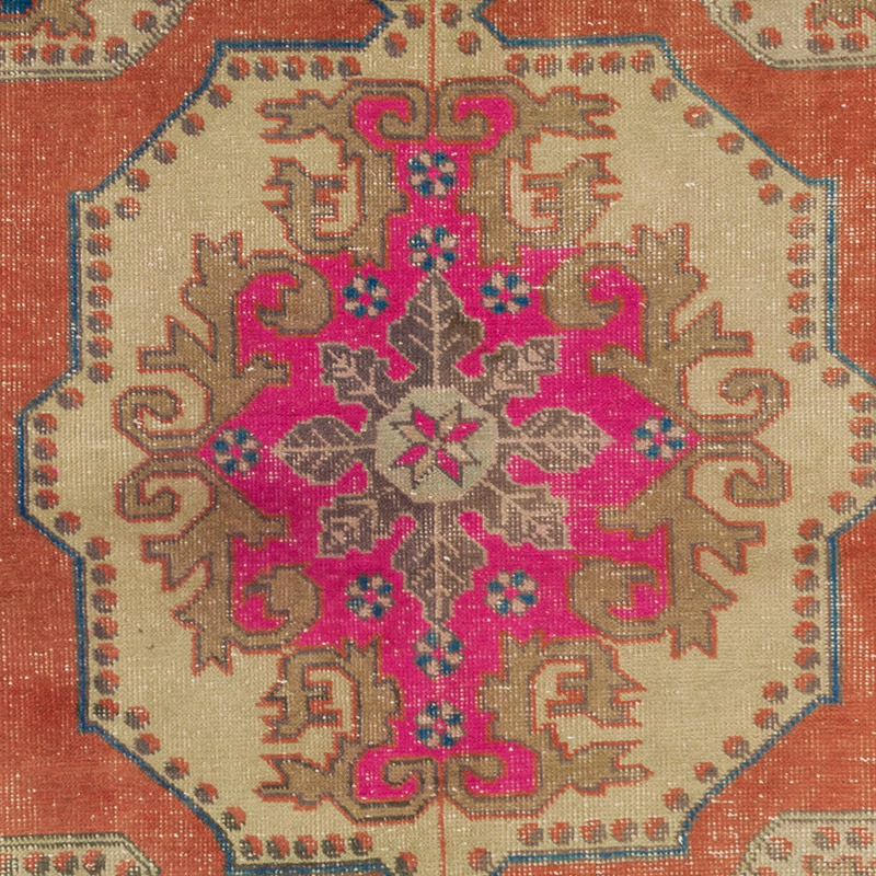 Vintage Turkish Hand-Knotted Rug - 4' 6" x 7' 1" (54" x 85") - K0087843