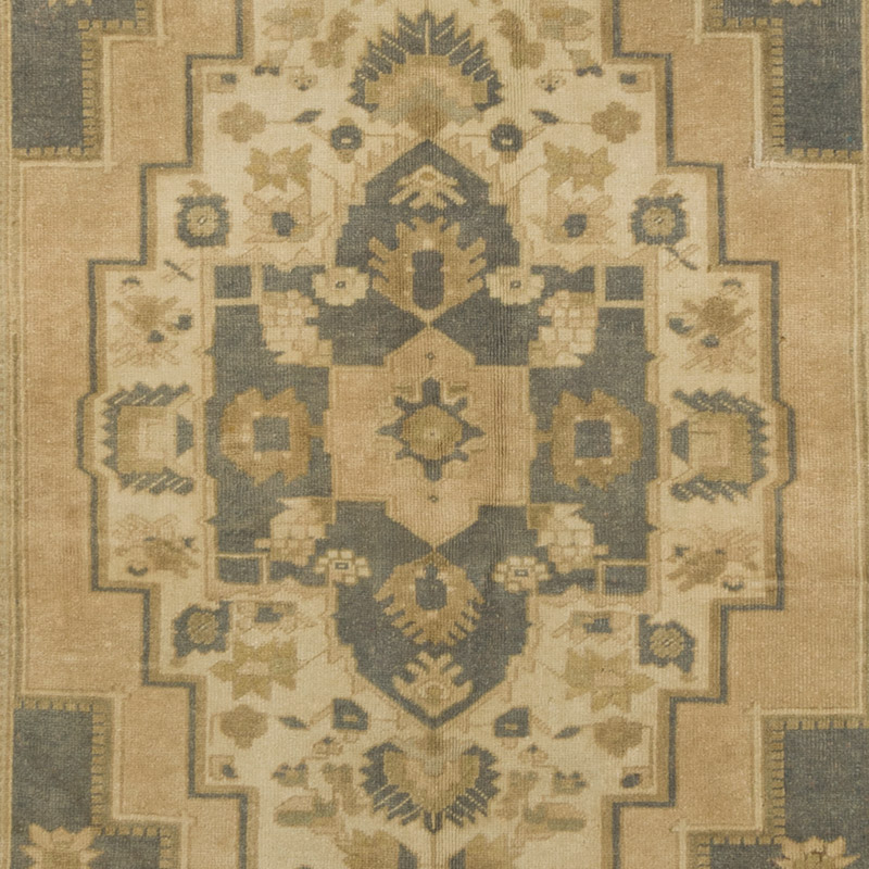 Vintage Turkish Hand-Knotted Rug - 5' 9" x 9' 9" (69" x 117") - K0087844