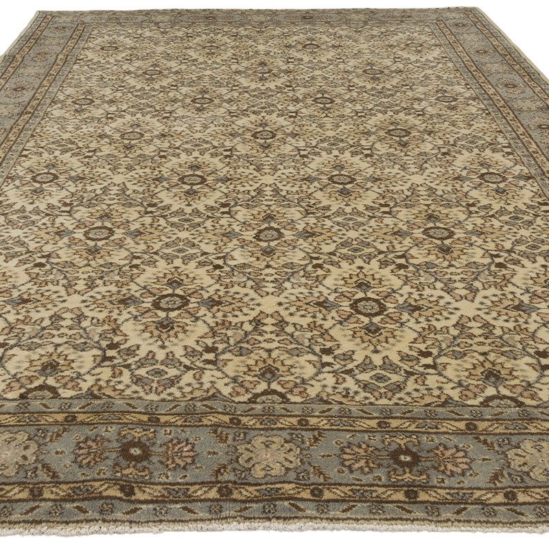Vintage Turkish Hand-Knotted Rug - 7' 2" x 10' 10" (86" x 130") - K0087845