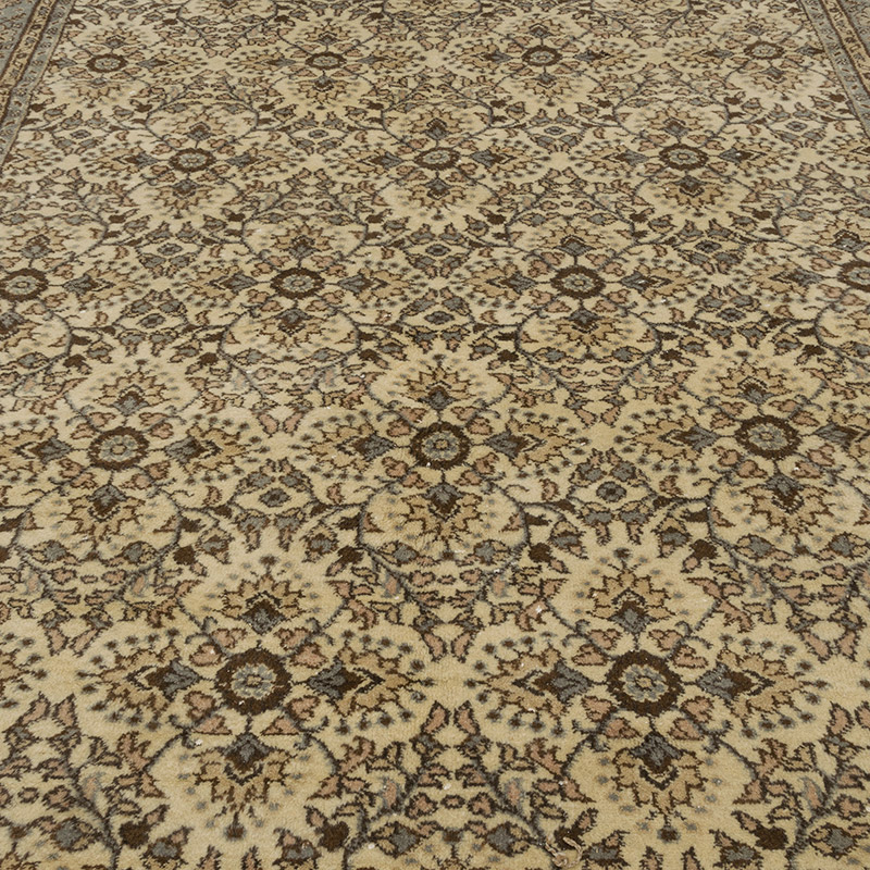 Vintage Turkish Hand-Knotted Rug - 7' 2" x 10' 10" (86" x 130") - K0087845