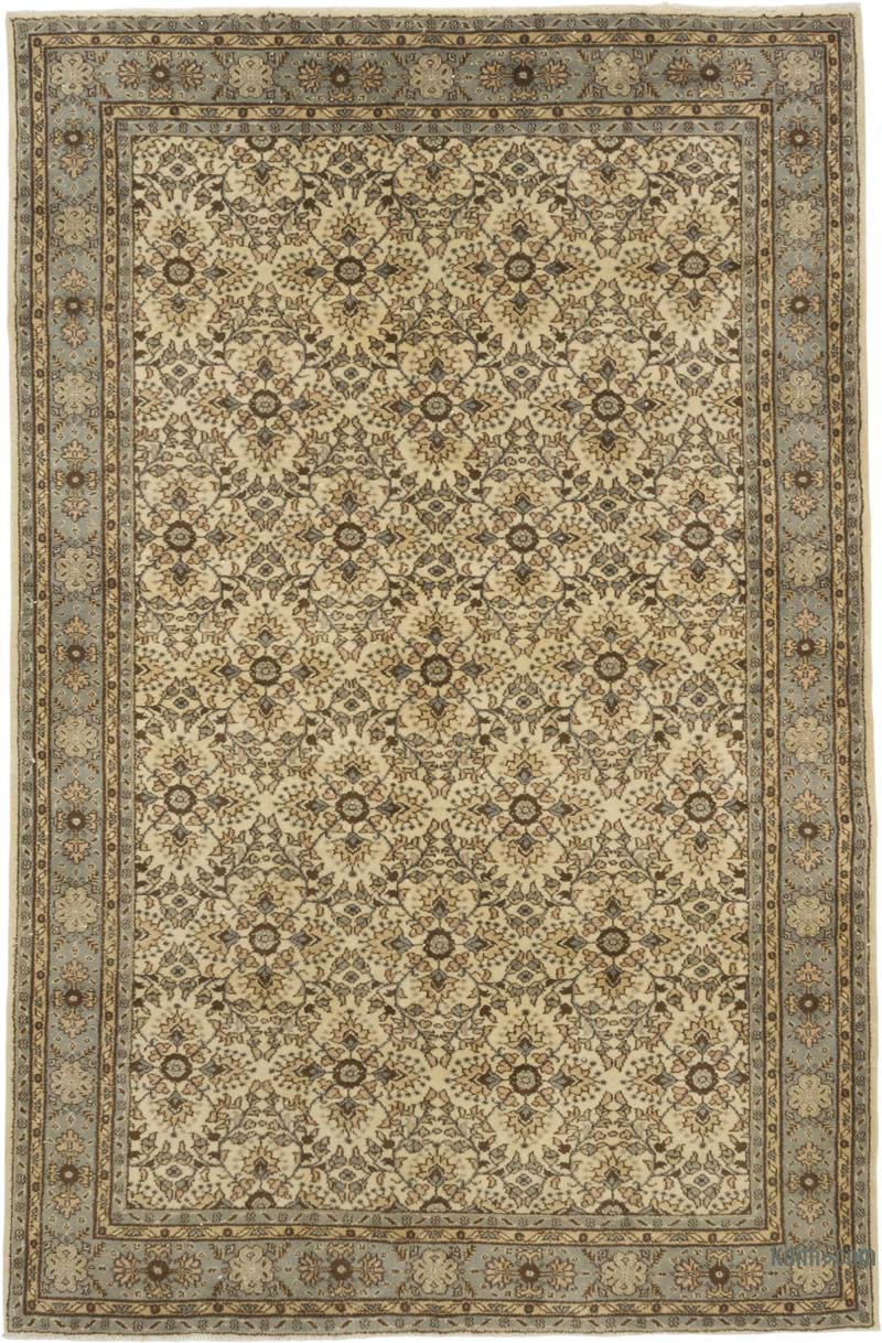 Vintage Turkish Hand-Knotted Rug - 7' 2" x 10' 10" (86" x 130") - K0087845