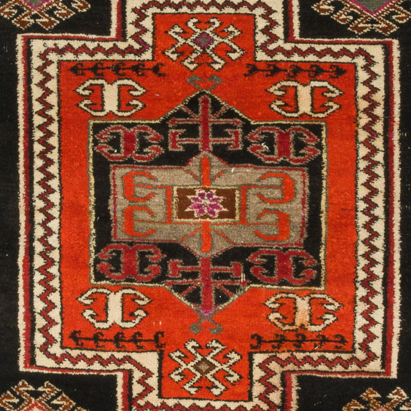 Vintage Turkish Hand-Knotted Runner - 3' 6" x 9' 8" (42" x 116") - K0087846