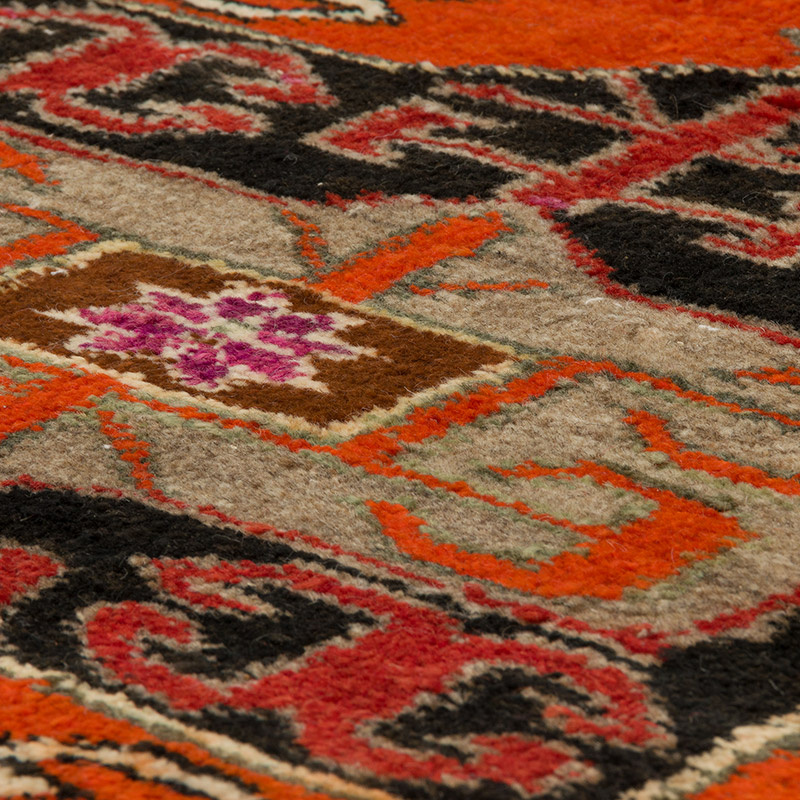 Vintage Turkish Hand-Knotted Runner - 3' 6" x 9' 8" (42" x 116") - K0087846
