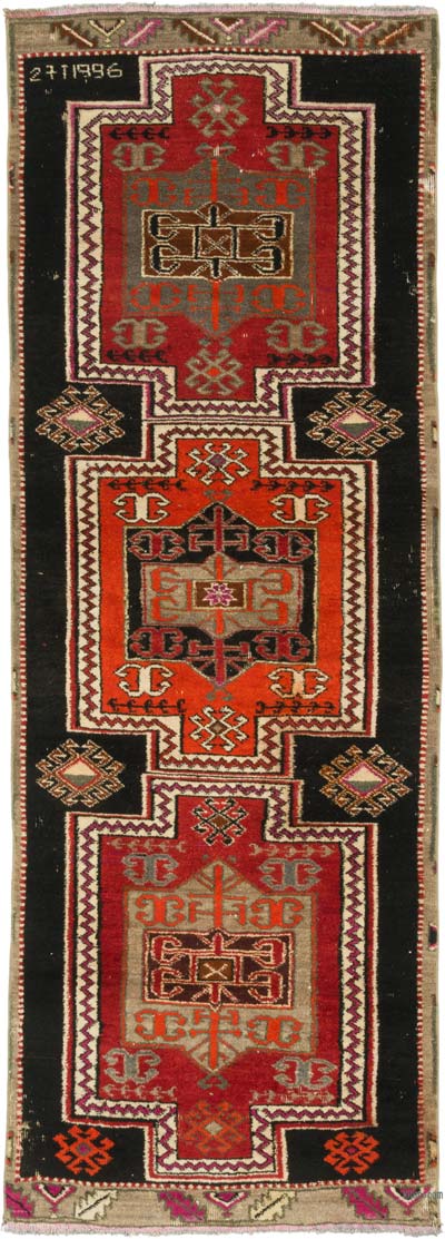 Vintage Anadolu Yolluk - 107 cm x 295 cm