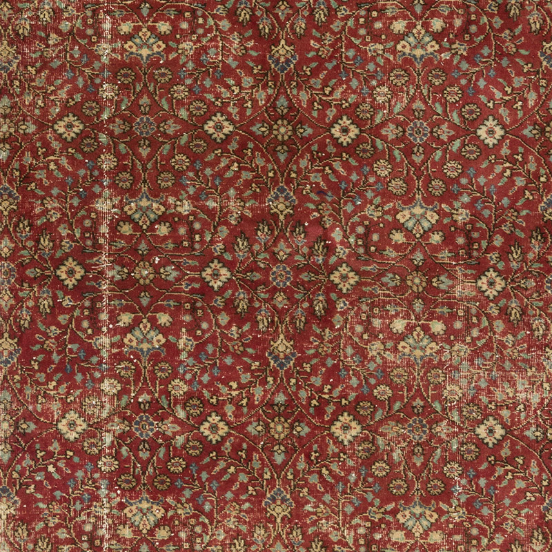 Vintage Turkish Hand-Knotted Rug - 8' 9" x 12' 3" (105" x 147") - K0087847