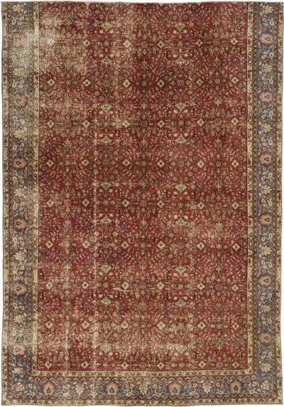 Vintage Turkish Hand-Knotted Rug - 8' 9" x 12' 3" (105" x 147")