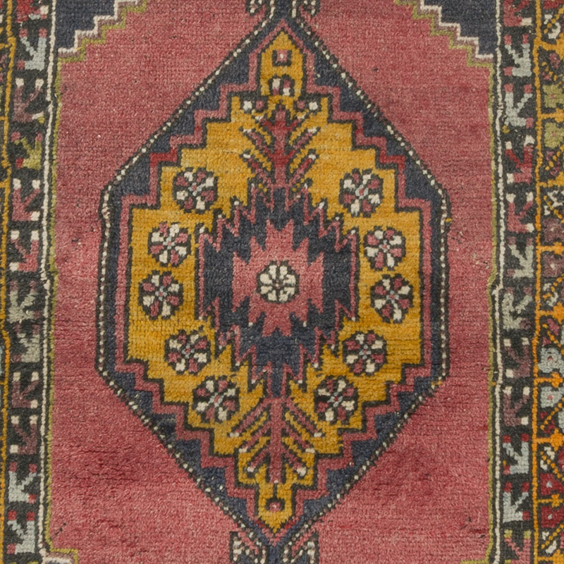 Vintage Turkish Hand-Knotted Rug - 3' 3" x 5' 7" (39" x 67") - K0087848