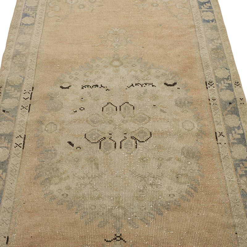 Vintage Turkish Hand-Knotted Rug - 3' 1" x 6' 6" (37" x 78") - K0087849