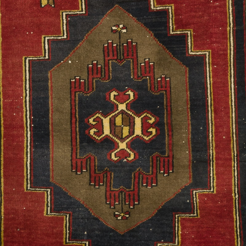 Vintage Turkish Hand-Knotted Rug - 4'  x 7' 3" (48" x 87") - K0087850