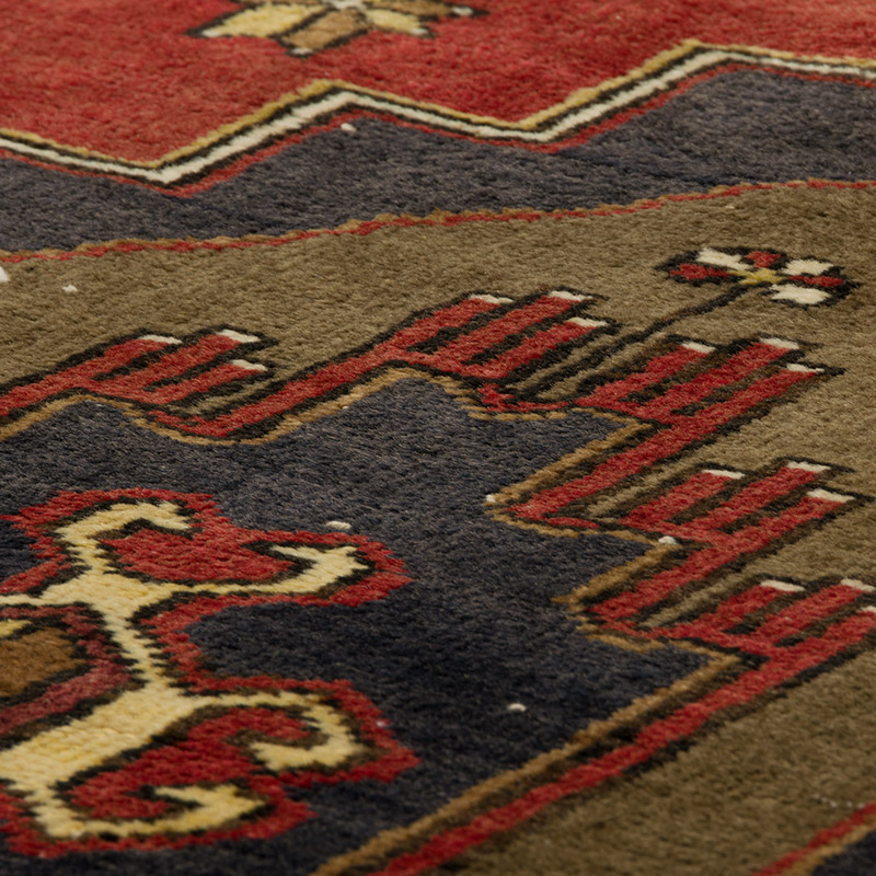 Vintage Turkish Hand-Knotted Rug - 4'  x 7' 3" (48" x 87") - K0087850