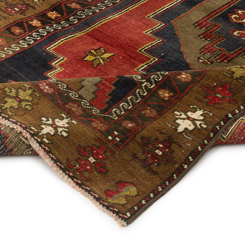 Vintage Turkish Hand-Knotted Rug - 4'  x 7' 3" (48" x 87") - K0087850