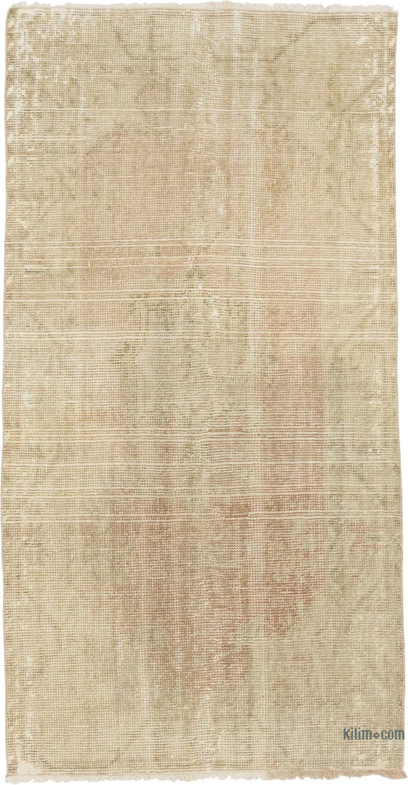 Vintage Turkish Hand-Knotted Rug - 3' 2" x 6'  (38" x 72") - K0087851