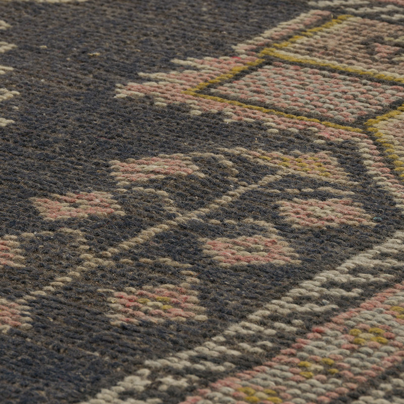 Vintage Turkish Hand-Knotted Rug - 4' 8" x 8' 7" (56" x 103") - K0087852
