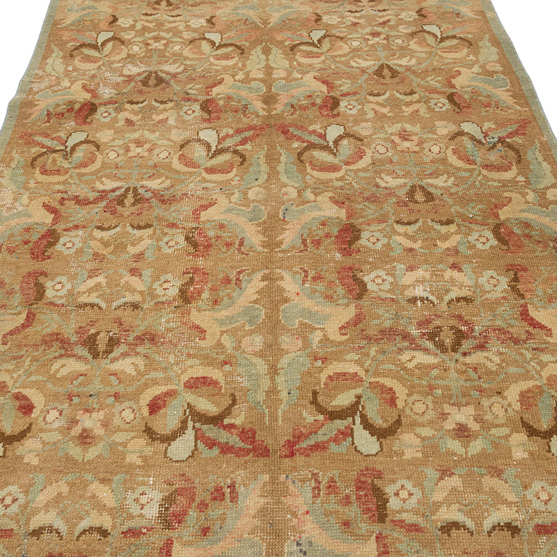 Vintage Turkish Hand-Knotted Rug - 4' 4" x 8' 1" (52" x 97") - K0087853