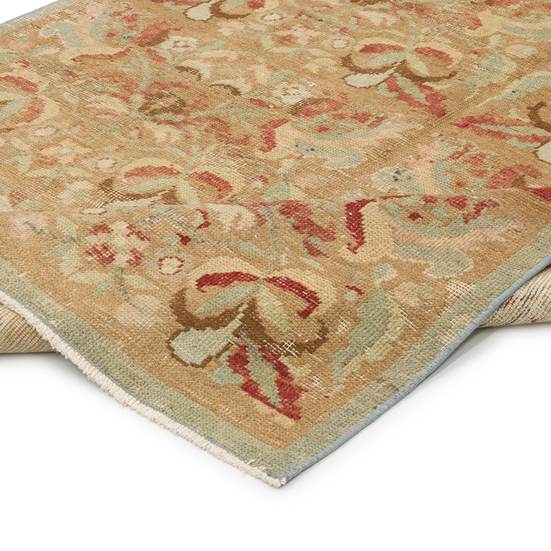 Vintage Turkish Hand-Knotted Rug - 4' 4" x 8' 1" (52" x 97") - K0087853