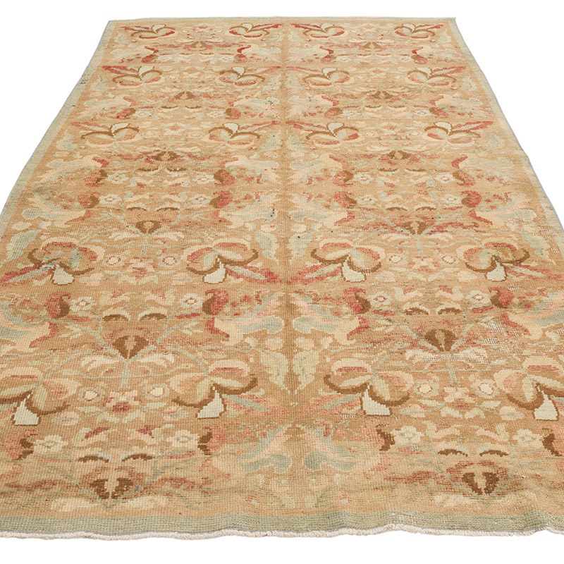Vintage Turkish Hand-Knotted Rug - 4' 4" x 8' 1" (52" x 97") - K0087853